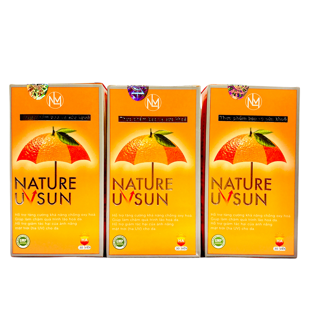 Viên Uống Nature UVSUN (30 Viên/Hộp) - Giúp Chống Oxy Hóa - Bảo vệ da khỏi tia UV